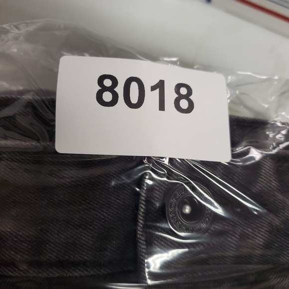 Smoke Rise Mens Distressed Moto Skinny Jeans Size 42/32 Black Alternative Grunge - Picture 12 of 12